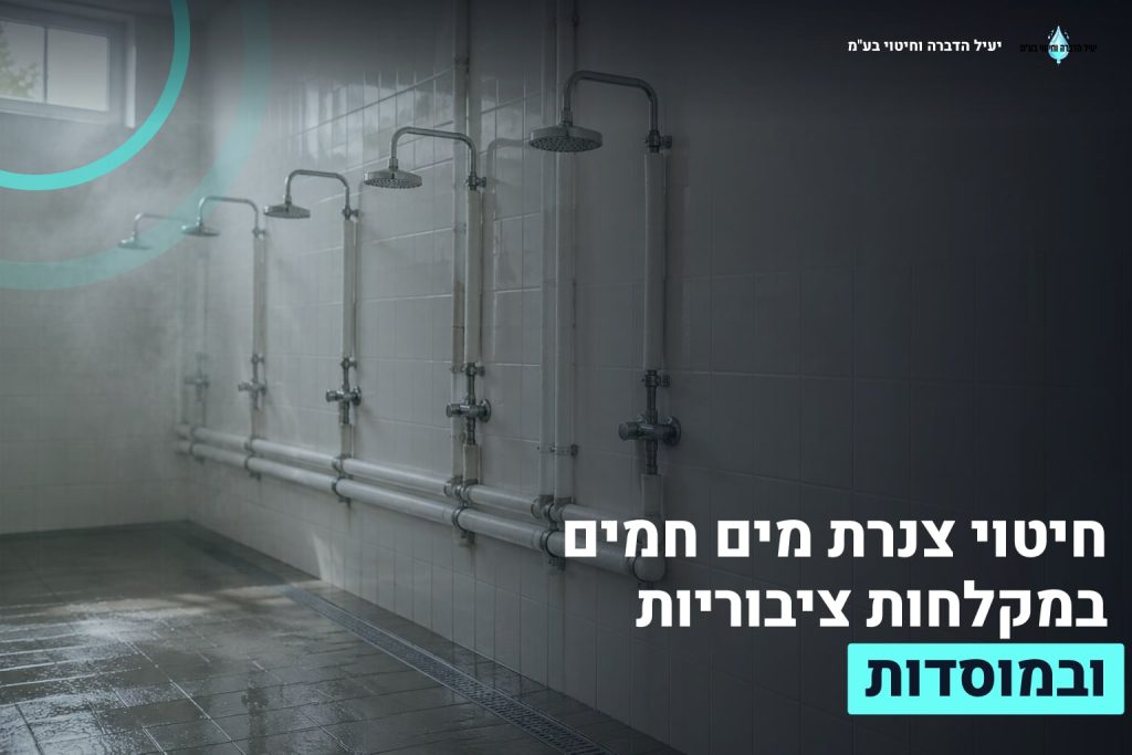 חיטוי צנרת מים חמים במקלחות ציבוריות ובמוסדות